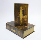 Boek doos - Kunstleren Boek doos - Print Napoleon