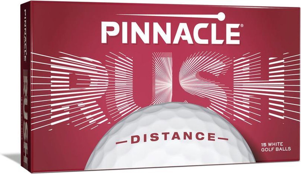 Pinnacle witte golfballen| golf ballen |Rush 15 stuks