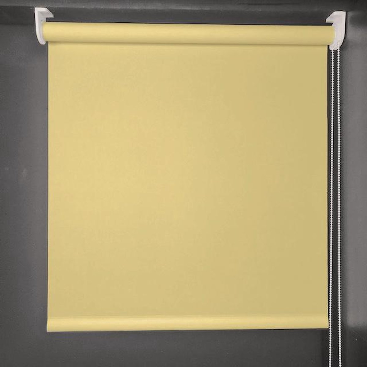 Rolgordijn geel 220x180 lichtdoorlatend