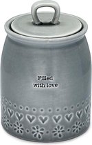 Pot met deksel Filled with love