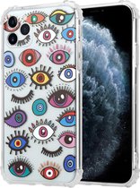 ShieldCase geschikt voor Apple iPhone 11 Pro Max hoesje met gekleurde oogjes