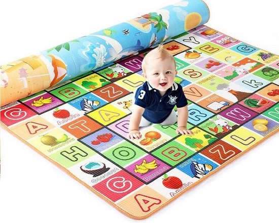Speelmat XL - Vloerkleed - 200 x 180 cm - Speelkleed Kids - Groot Baby &...  | bol.com