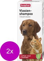 Beaphar Vlooienshampoo Knock-Down Hond - Anti vlooienmiddel - 2 x 200 ml