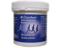 M.Comhair - spierbalsem - spierbalsem met essentiële oliën - voor stramme spieren en gewrichten- massages - sporters voor opwarming van de spieren en gewrichten