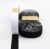 5 METER 2cm Zelfklevend Klittenband – Zwarte Velcro - 2 x 5 m - 2 cm breed
