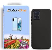 Samsung A42 5G - Siliconen hoesje - Zwart