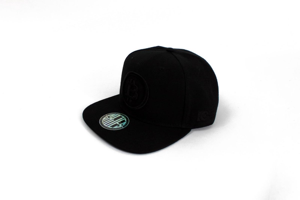 Bitcoin Crypto cap snapback Black/Black