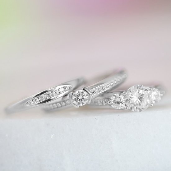 Bague en argent avec zircone