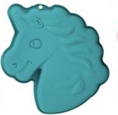 Bakvorm Eenhoorn Groen Flexibele Silicone Cakevorm Unicorn