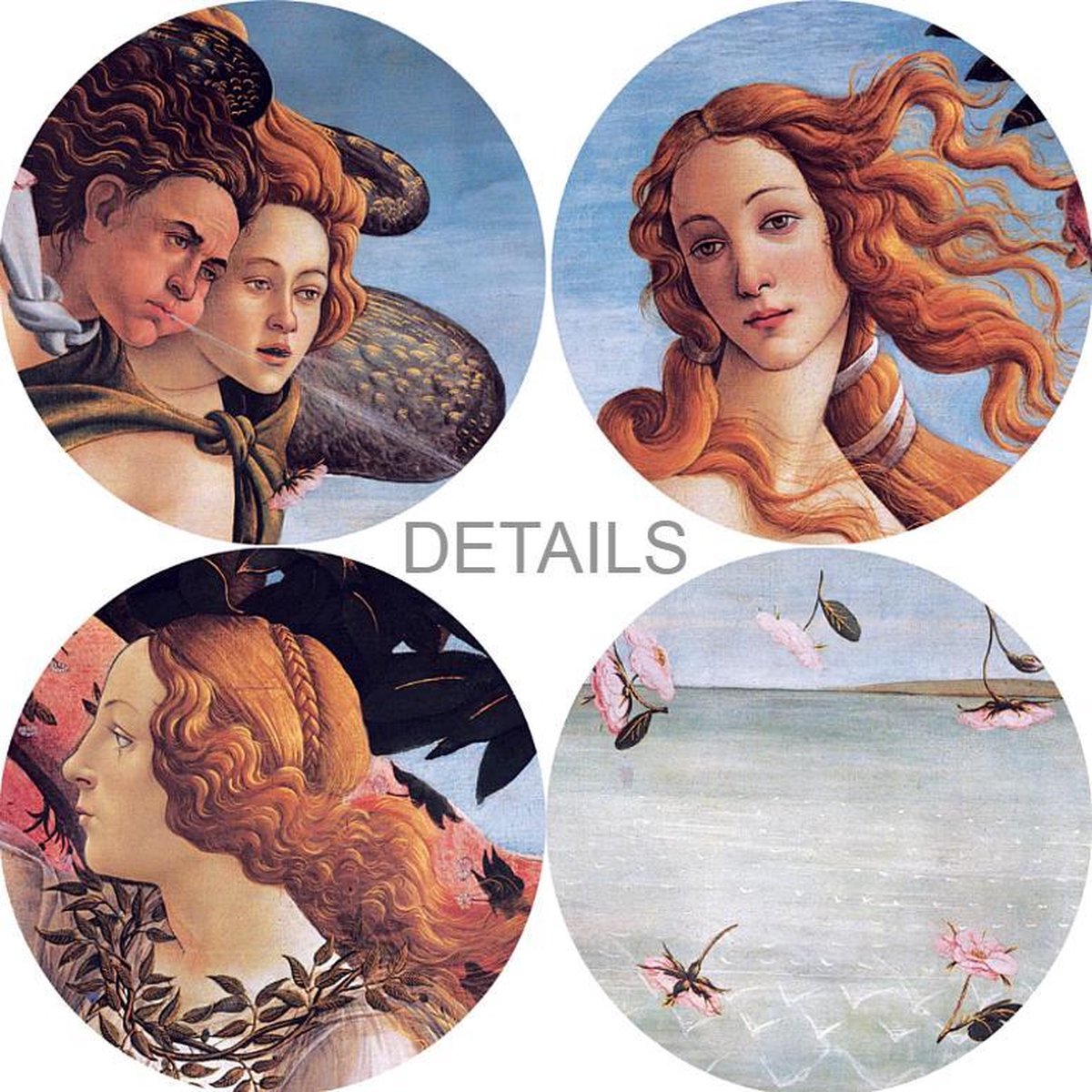De Geboorte Van Venus Renaissance Beroemde Schilderij Op Canvas Botticelli Reproductie Art Print Klassieke Muur Foto 45x90 cm Geen frame