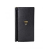 Letts of London Legacy Heritage Slim Pocket Week to View 2021 Black