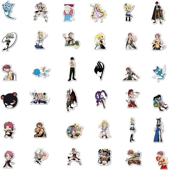 Fairy Tail Fairy Tail stickers 50 stuks Fairy Tail manga