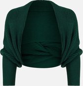 ARWA | MAE Purpose sjaal - met mouwen - multifunctionele sjaal  - vest - omslagdoek - gebreid  - cadeau voor haar