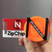ZipChip Oranje|mini frisbee |Orange|Jouer à l'extérieur en toute sécurité|ZipChip |Les jouets d'enfants |Pocketpux