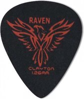 Clayton Black Raven standaard plectrums 1.26 mm  6-pack