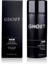 GHOST - Hair Building Fiber - 100% Natuurlijke keratine vezels - Haargroei vezels - Haarverdikker - Haaruitval - Haarpoeder volume  - Zwart - 25 gram