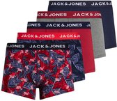 JACK & JONES JACSUMMER PRINT TRUNKS 5 PACK LTN Heren Onderbroek - Maat S