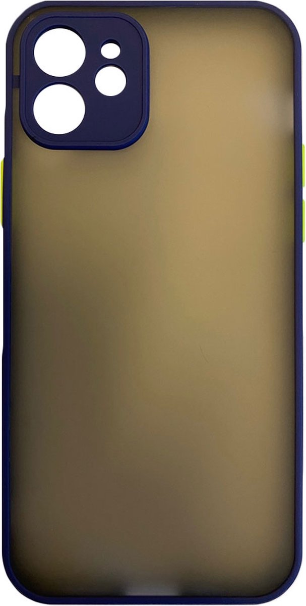 My Choice - Siliconen/Hardcase hoesje voor Apple iPhone 12 - Navy
