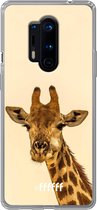 OnePlus 8 Pro Hoesje Transparant TPU Case - Giraffe #ffffff