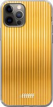 6F hoesje - geschikt voor iPhone 12 Pro - Transparant TPU Case - Bold Gold #ffffff