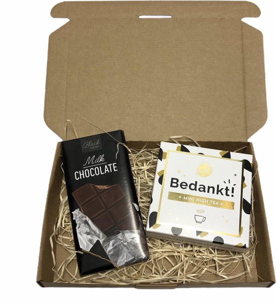 Brievenbus cadeau - Chocolade bedankje - Verjaardag - Cadeaupakket -  valentijn - thee... | bol