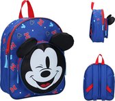 Mickey Mouse rugzak kinderen - Tas - Blauw - 31 x 25 x 25 cm