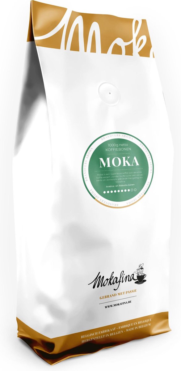 Mokafina Mokka koffiebonen 1kg