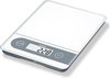Beurer KS 59 Digitale keukenweegschaal - XXL - Tot 20 kg - Glas - Tarra - Geheugenfunctie - XL display - Incl. batterijen - 5 Jaar garantie - Wit