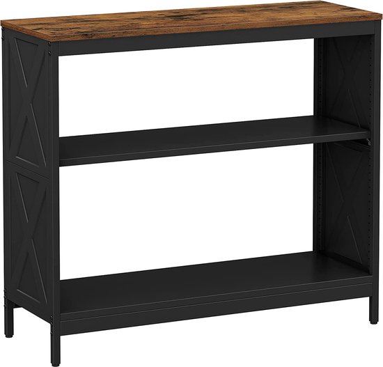 Industriële consoletafel 120 cm – smal met metalen frame