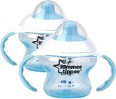 2 Stuks Tommee Tippee "Closer to Nature" First Sips Oefenbekers Blauw