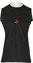 JUSS7 Sportswear - Tanktop Sport Shirt Extra Lang - Black - M