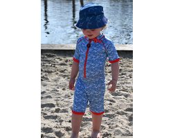 Ducksday - UV-werend zwempakje - voor kinderen - unisex - UPF 50+ - Straya- maat  2 jaar