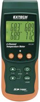 Extech Sdl200 Temperatuurmeter -199 Tot +1700 Â°C Sensortype K J T E R S Pt100 Datalogger-Functie