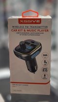 Xssive - draadloze FM transmitter - carkit & muziekspeler - 18W PD snel laden - USB-C - XSS-FM6PD