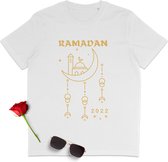 Ramadan T-Shirt - t Shirt voor Ramadan - Dames t Shirt - Heren t Shirt - Ramadan Vrouwen tshirt - Ramadan Mannen tshirt -  Unisex maten: S M L XL XXL XXXL - Verkrijgbaar in shirt kleuren: Zwa
