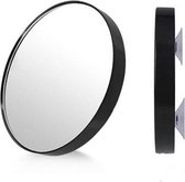 Jumada - Miroir De Maquillage - Miroir De Luxe - Miroir Grossissant - Grossissant 10x - Ventouses - Rond - Zwart