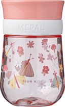 Mepal Mio – Gobelet d'entraînement 360° 300 ml – encourage l'auto-boire – fleurs & papillons – peut prendre des coups – gobelet enfant – gobelet étanche