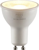 PRIOS - GU10 LED-lamp - kunststof - GU10