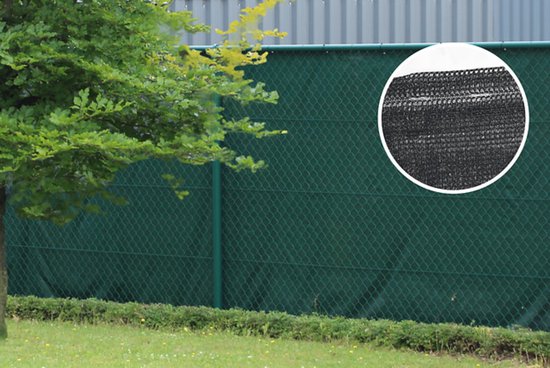 Toile d'ombrage Giardino Ombra Sight noir 2x10m