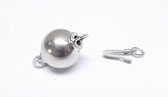 Art & Pearls – 10 veiligheidsluitingen 10 mm – Platinum Plated