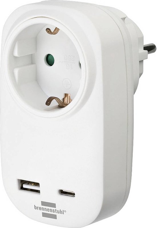 Reisadapter Wereldwijde set, internationale reisstekkeradapter met USB C en USB-opladen, 6 reisadapters type A/B/C/G/I/M-stekker, stekkeradapter voor UK/VS/Europa/Zuid-Afrika/Japan/China/AUS