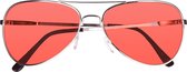 Retro bril rood