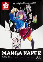 Manga Papier - Wit - A3 - 250 gram - Sakura - 20 vel