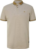 TOM TAILOR polo with rib details Heren Poloshirt - Maat XL
