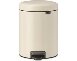 foto van Brabantia NewIcon Prullenbak - 5 liter - Soft Beige