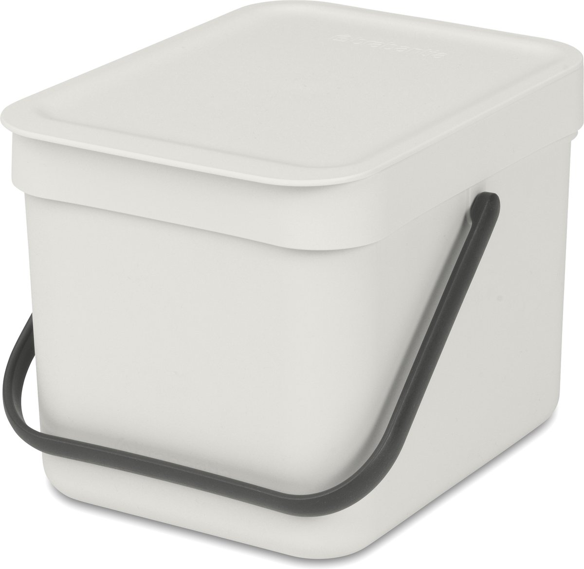 Goedkoopste Brabantia Sort & Go Prullenbak - 6 liter - Light Grey