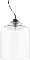 Ideal Lux Bistro' - Hanglamp Modern - Transparant - H:249cm   - E27 - Voor Binnen - Metaal - Hanglampen -  Woonkamer -  Slaapkamer - Eetkamer