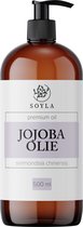 Biologische Jojoba olie - 500 ml - Israël - Simmondsia Chinensis - Voor gezicht, haar en lichaam - Gecertificeerd BIO