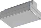 Spanningsrail Voedingsconnector met Fasewisselaar - Trion Dual - 2 Fase - Mat Titaan - BES LED