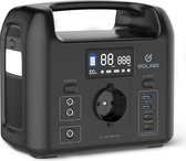 GOLABS Draagbaar powerstation 204Wh snel opladen noodstroomaggregaat stroomopslag met AC 230V stopcontact USB PD60W TypC QC3.0 en LED-licht -R150